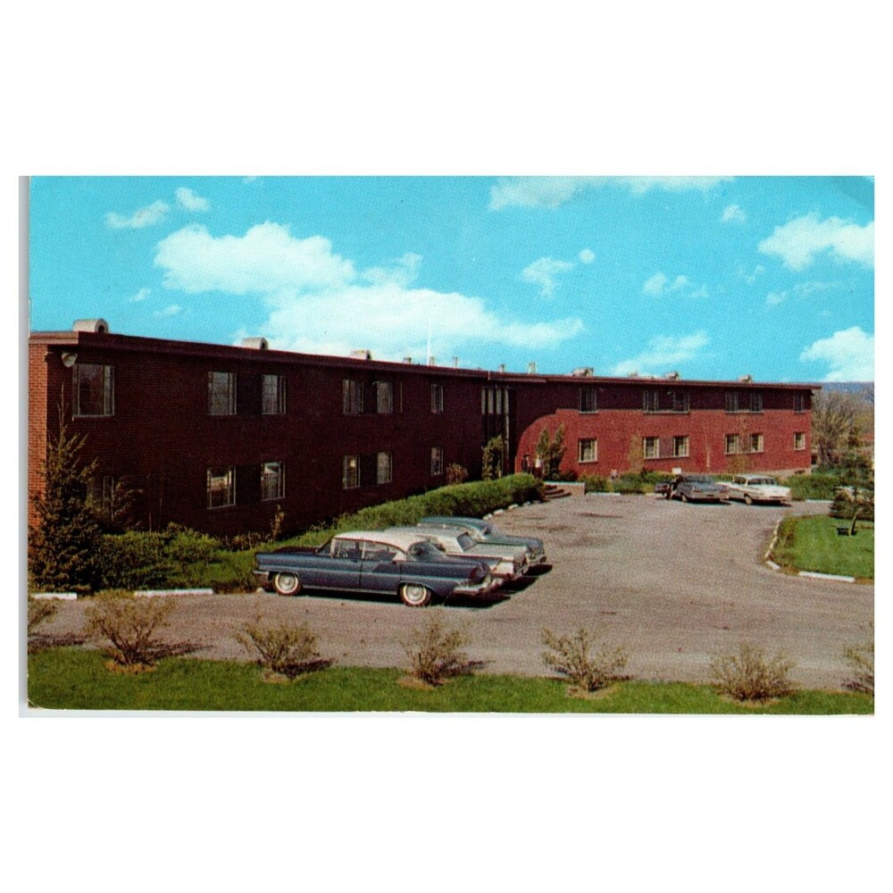Vintage Cornell Heights Residential Club Postcard Ithaca NY 1961 Curteichcolor